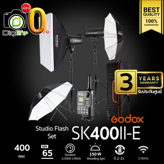 ผ่อน 0%** Godox Studio Flash SK400II-E SET ชุดไฟสตูดิโอ 400W - รับประกันศูนย์ godox thailand 3ปี