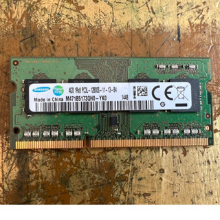 ram notebook ddr3 pc3L  bus 1600 (12800)  samsung ใช้งานปกติ ทดสอบแล้ว