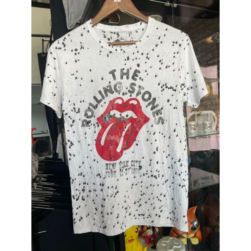 เสื้อยืดวินเทจมือสองลิขสิทธิ์แท้ วงดนตรี The Rolling Stones