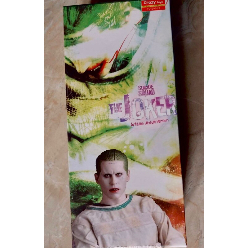 the Joker suicide squad Arkham Crazy toys 1/6 30cm tall PVC statue โมเดล