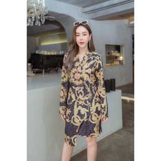 เดรสสูทพิมพ์ลาย คละลาย