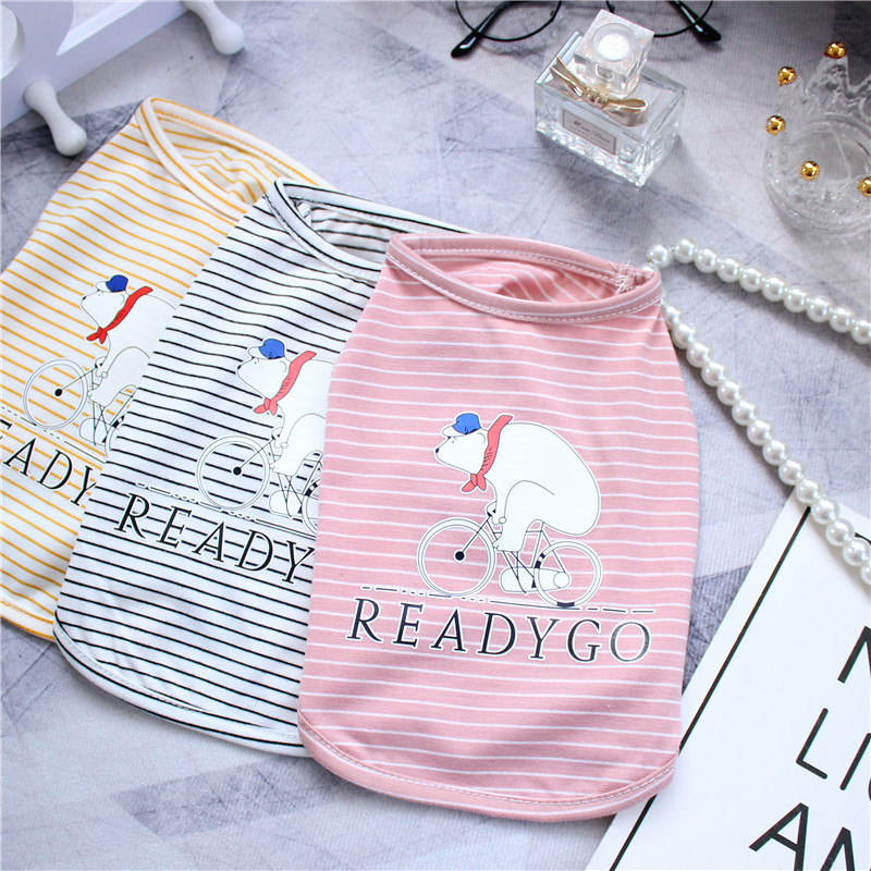 💥พร้อมส่ง💥D31 เสื้อแขนกุด ลายหมีปั่นจักรยาน