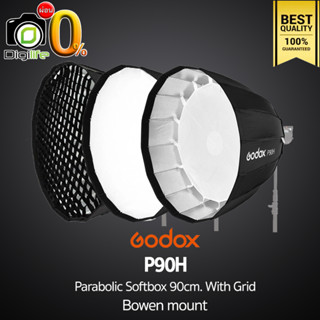 ผ่อน 0%** Godox Softbox P90H Parabolic 90cm. - Bowen Mount ( P90G , P90L , P90 )