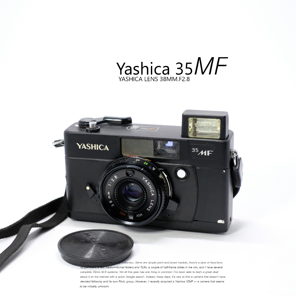 กล้องฟิล์ม YASHICA 35MF LENS 38MM.F2.8✅ทำงานสมบูรณ์