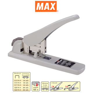 MAX .(แม็กซ์) เครื่องเย็บกระดาษ MAX HD-12N/24  จำนวน 1เครื่อง