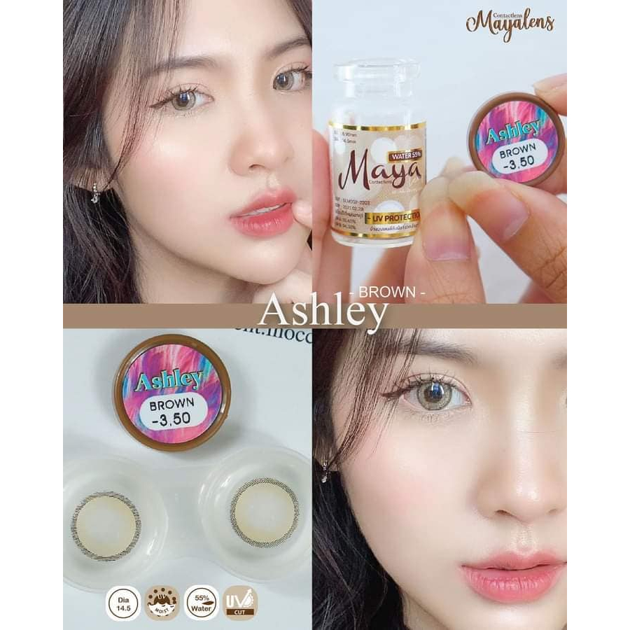 คอนแทคเลนส์ ขนาดกลาง Ashley (Mayalens)
