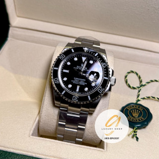 นาฬิกาRL submariner สีดำ ขนาด40mmระบบautomaic สแตนเลสแท้ทั้งเรือน