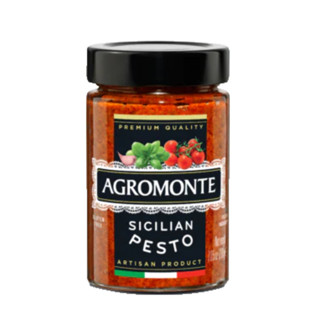 อะโกรมอนเต้ ซอสเพสโต้สีแดง 100 กรัม - Pesto Red Sicilian 100g Agromonte brand