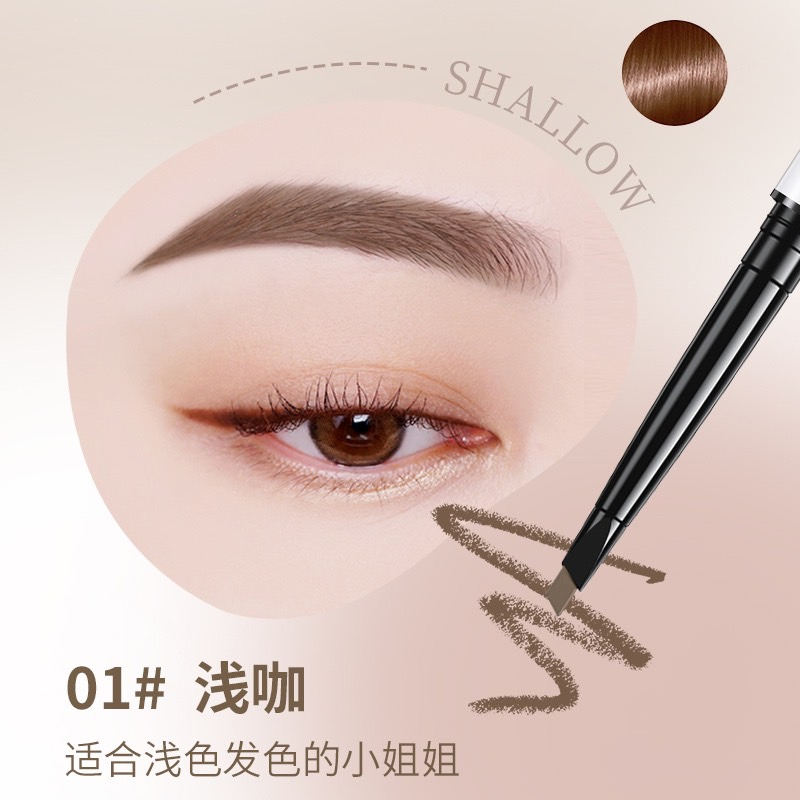 SVMY#863 ดินสอเขียนคิ้วแบบหมุนออโต้ 2in1 พร้อมแปรงปัดคิ้ว เขียนคิ้วง่าย เส้นคมชัด ไม่เป็นก้อน ติดทน กันน้ำ Eyebrow ราคา ถูกที่สุด ดีลบีเคเค แกลเลอรีภาพที่ 8