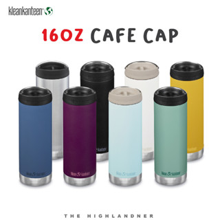 Klean Kanteen TKWide-2021 Cafe Cap Insulated Bottles 16oz