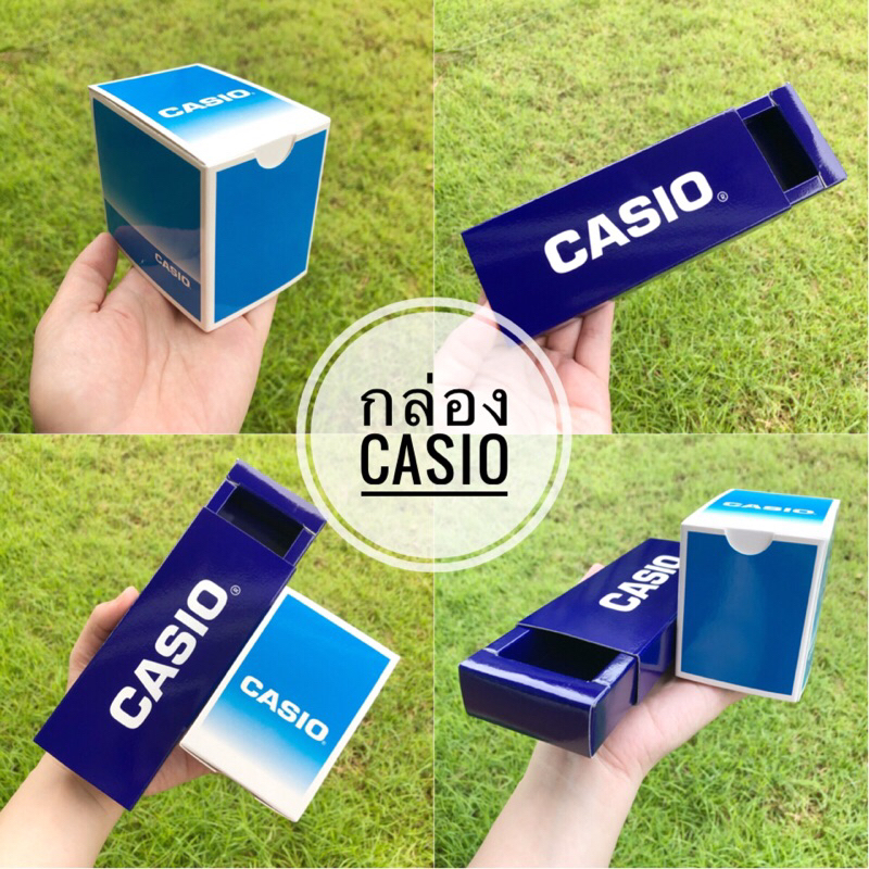 กล่อง CASIO กล่องกระดาษ กล่องนาฬิกา แบบตั้ง+แถมหมอนฟองน้ำสีดำ / แบบกล่องไม้ขีด