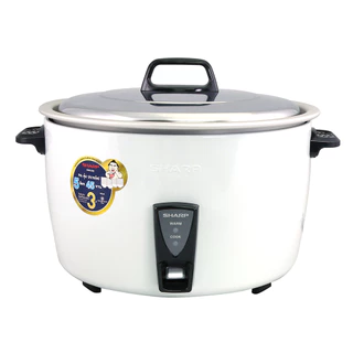 ชาร์ป หม้อหุงข้าวไฟฟ้าเชิงพาณิชย์ ขนาด 5 ลิตร รุ่น KSH-D55 สีขาว SHARP COMMERCIAL ELECTRIC RICE COOKER 5.0L KSH-D55