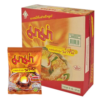 ( แพ็ค 30 ซอง) มาม่า บะหมี่กึ่งสำเร็จรูป ต้มยำกุ้ง,หมูสับ,น้ำข้น,หม้อไฟ,หมี่น้ำใส