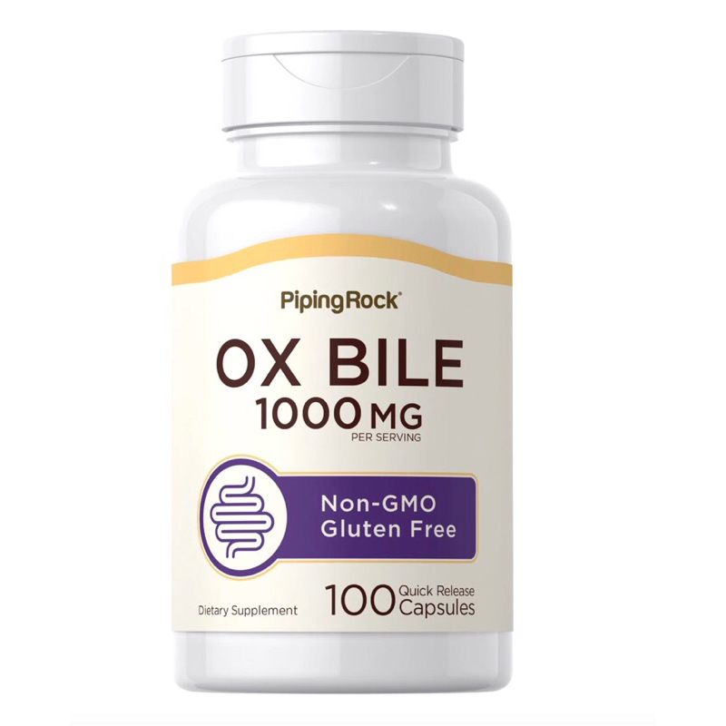 Ox bile 500 mg 100 แคปซูล น้ำดีวัวสกัด  gall bladder support gallbladder oxbile ถุงน้ำดี