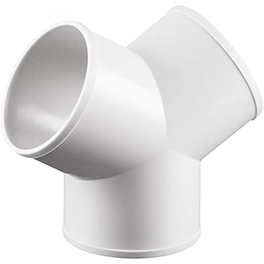 ท่อระบายอากาศ 3ทาง ท่อสามทาง Y Splitter หน้ากว้าง 100 mm./150 mm. (9 -14 cm) ใช้ต่อท่อระบายอากาศ-ABS - รูปที่ 6