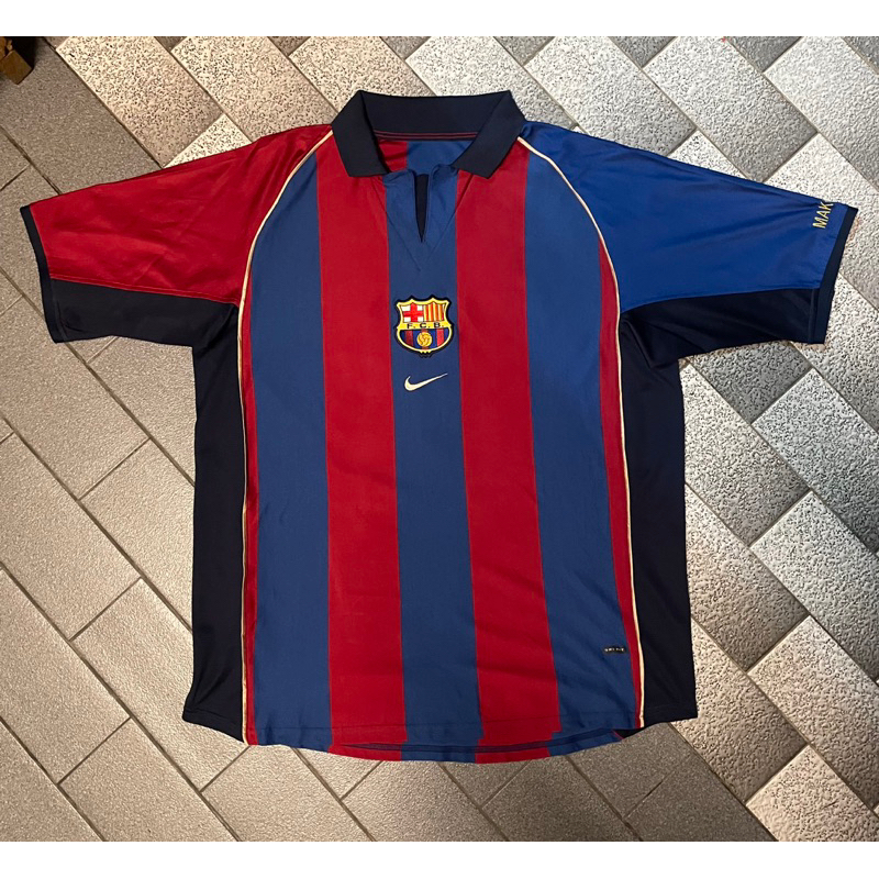 เสื้อบอล Barcelona 2001-2002 แท้✔️