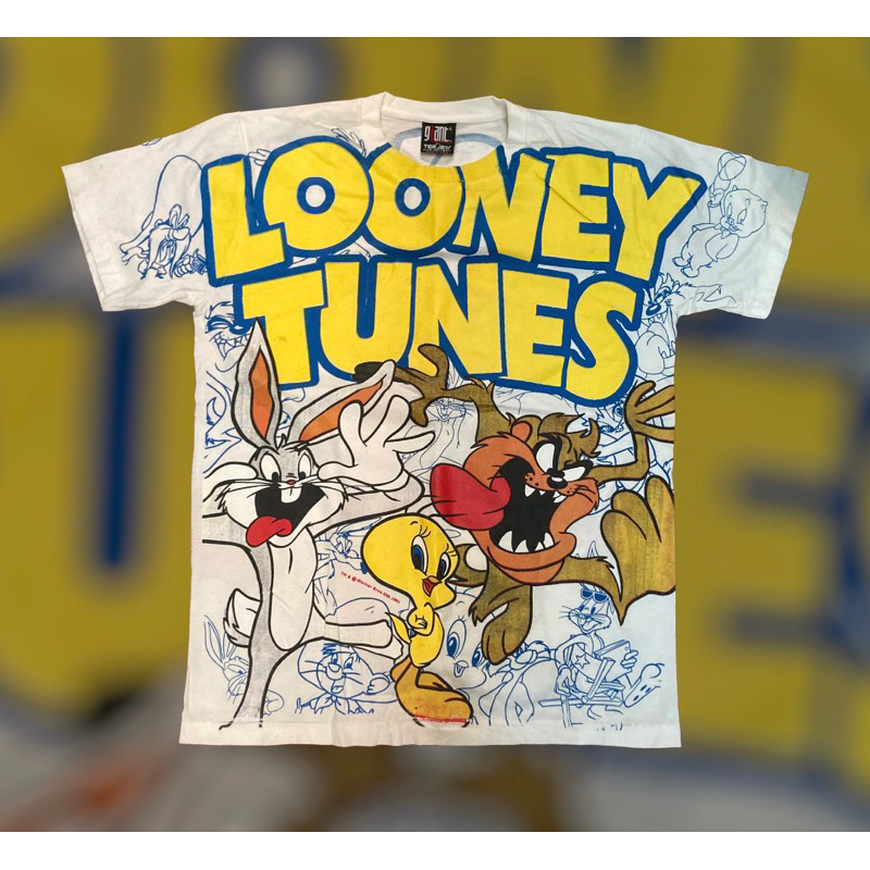 เสื้อ Ovp ลายการ์ตูน LOONEY TUNES สไตล์ปี90s