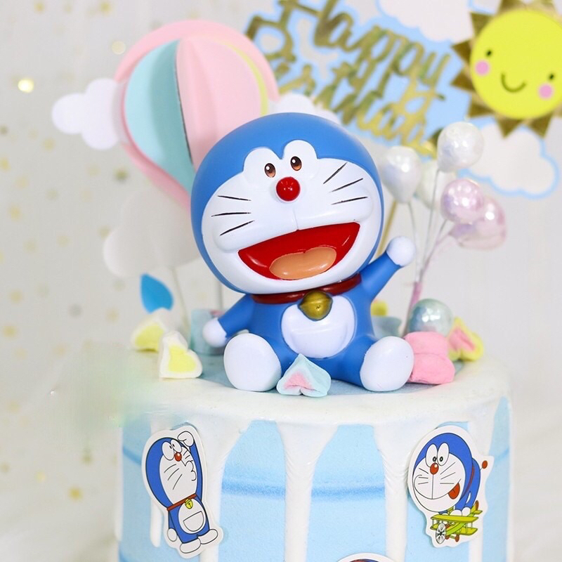 พร้อมส่ง🇹🇭✨ โมเดลโดเรม่อน โดราเอม่อน doraemon โมเดลตกแต่งเค้ก