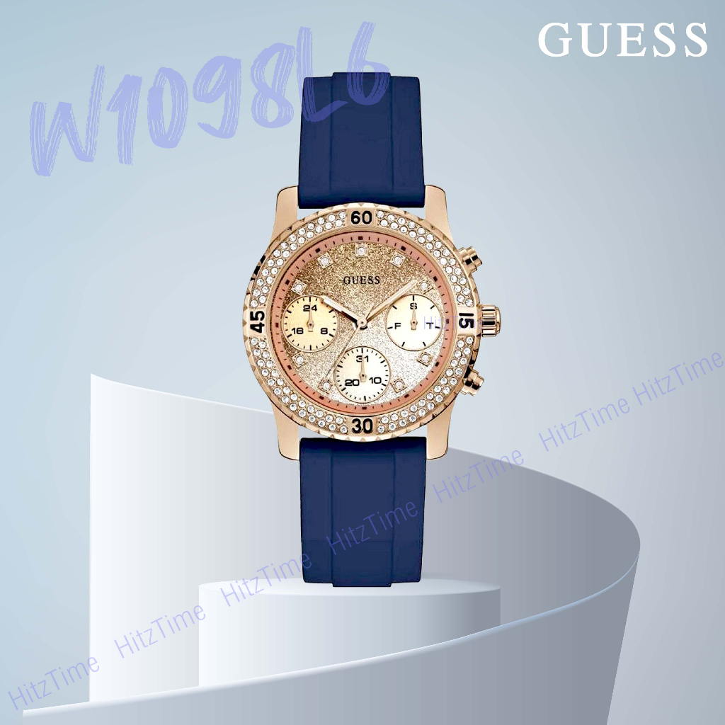 นาฬิกา Guess นาฬิกาข้อมือผู้หญิง รุ่น W1098L6 36Mm นาฬิกาแบรนด์เนม  สินค้าขายดี Guess ของแท้ พร้อมส่ง W1098L6 | Pgmall