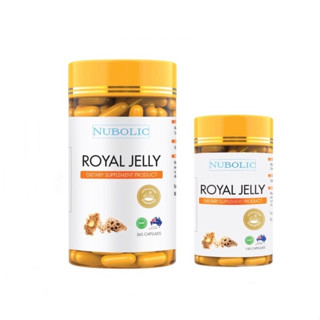 NUBOLIC Royal Jelly นมผึ้งนุโบลิค 1,500 mg. ขนาด (365 Capsules) จากออสเตรเลีย