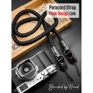 สายคล้องกล้อง Paracord เส้นกลม พร้อมหัวต่อ Peak Design จาก Braided by Hand