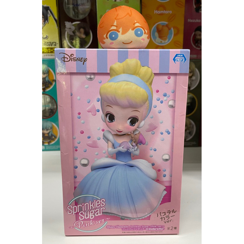 Sega Disney Characters Sprinkles Sugar Cinderella -Pink Ver.- Pastel Color figure