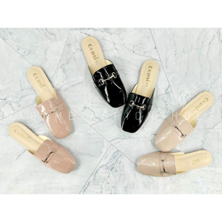 รองเท้าเปิดส้นหนังแก้วไซส์ใหญ่ Sz.41-45
