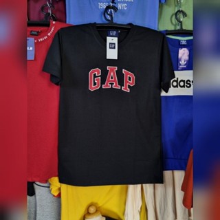 เสื้อยืดคอกลมแขนสั้นปักอกGAP