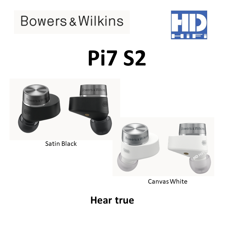 Bowers and Wilkins PI7 S2 In-ear True Wireless earbuds