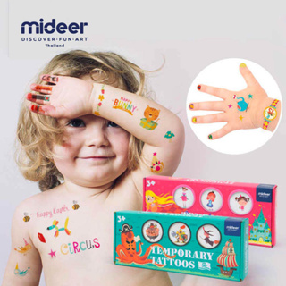 Mideer ของเล่นเด็ก แทททูสำหรับเด็ก Temporary Tattoo สำหรับเด็ก 3 ปีขึ้นไป