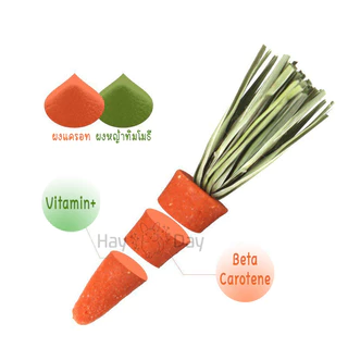 เบบี้แครอท Baby Carrot คุกกี้แครอท ธรรมชาติ 100% สำหรับกระต่าย แฮมเตอร์ ชูการ์ สัตว์ฟันแทะทุกชนิด