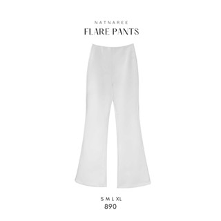 flare pants (zip back)