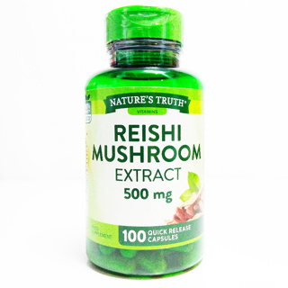 เห็ดหลินจือ สกัด Natures Truth Reishi Mushroom Extract, 500 mg, 100 Quick Release Capsules