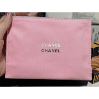 กระเป๋าผ้าสีชใพูหวานๆ จากสินค้าเคาน์เตอร์ไทย CHANEL CHANCE EAU TENDRE limited edition