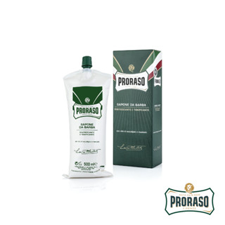 (400615) Proraso Shaving Cream Tube Refreshing 500ML / โปรราโซ เชฟวิ่ง ครีม ทูป รีเฟรชชิ่ง 500 มล.