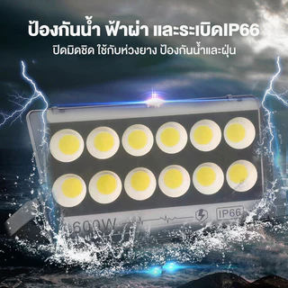 สปอร์ตไลท์ LED สปอตไลท์ ไฟส่องสว่าง 15000W แสงสีขาว ไฟสปอตไลท์กลางแจ้ง spotlight ส่องสว่างป้ายโฆษณา กันน้ำ เสียบปลั๊กไฟ