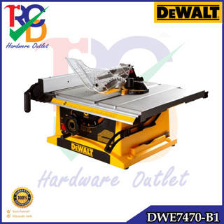 DEWALT โต๊ะเลื่อย DWE7470-B1 TABLE SAW Size. 10 Inch (255mm.) 1,800W.