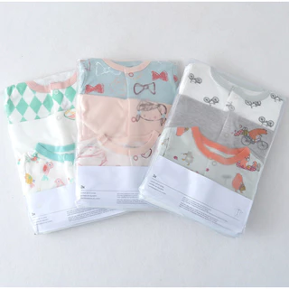 Mamas & Papas ชุดเด็ก ชุดนอนคลุมเท้า เซ็ท 3 ตัว (BOY) Set 2 สินค้าพร้อมส่ง ‼️