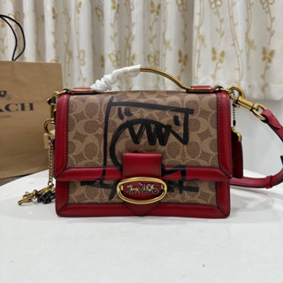 COACH (76017) RILEY TOP HANDLE 22 with  REXY