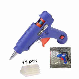 LumaGlu(ลามากลู) ปืนยิงกาวร้อน 20วัตต์ Glue Gun แถมกาวแท่งขนาด 7mm 5อัน