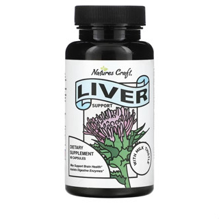 บำรุงตับ ฟื้นฟูตับ Liver Support, 60 Capsules Natures Craft