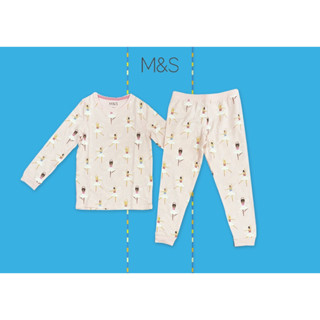 ✅ [3-4Y] M&amp;S Pyjamas Set ชุดนอนเด็ก