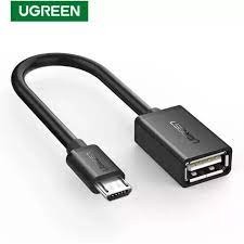 UGREEN 10396  Micro USB 2.0 OTG Cable 15cm. (Black)