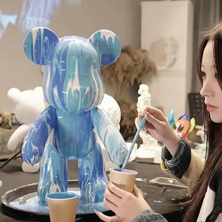 Jueyi Fluid Bear ตุ๊กตาแฮนด์เมด DIY ของขวัญวันเกิดสำหรับคู่รักระดับไฮเอนด์สำหรับแฟน