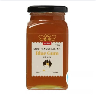 Coles Blue Gum Honey โคลส์ น้ำผึ้งแท้ จากดอกยูคาลิปตัส 400g.