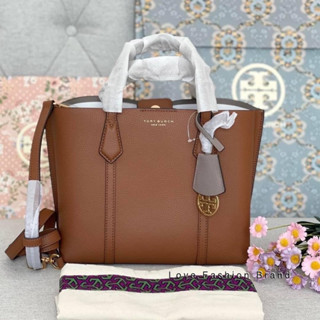 👑ผ่อน0%~แท้100%👑 กระเป๋าสะพาย Tory Burch 81928 Perry Small Triple Compartment Tote Bag Style Number 81928