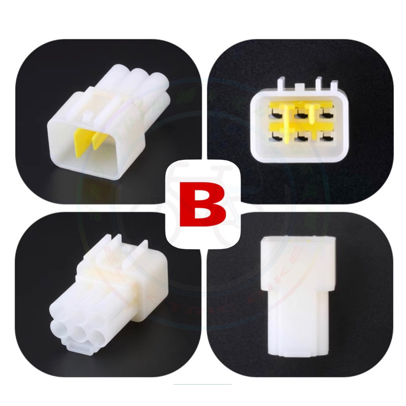 คอนเนคเตอร์กันน้ำ 3P 4P 6P 9P 16P ปลั๊กกันน้ำจักรยานไฟฟ้า connector - รูปที่ 2