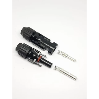 [ใหม่] มีรับประกัน ขั้วต่อสายไฟแผงโซล่าร์เซลล์ MC4 CONNECTOR รุ่นไม่มีแกนเหล็กด้านใน ยึดติดแน่นไม่มีหลุดไม่มีขยับ