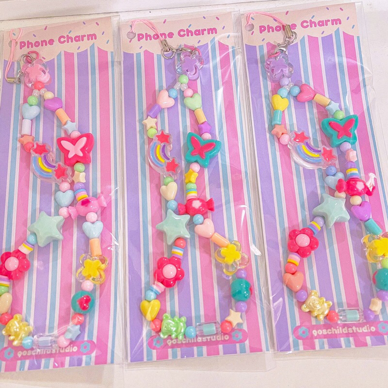 Cotton Candy Phone Charm 🍬🍭🧃