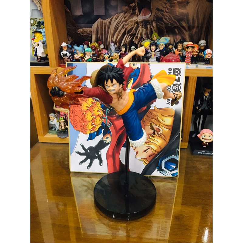 (BWFC) แท้100% ลูฟี่ หมัดไฟ Luffy Ichiban Kuji แมวทอง One piece